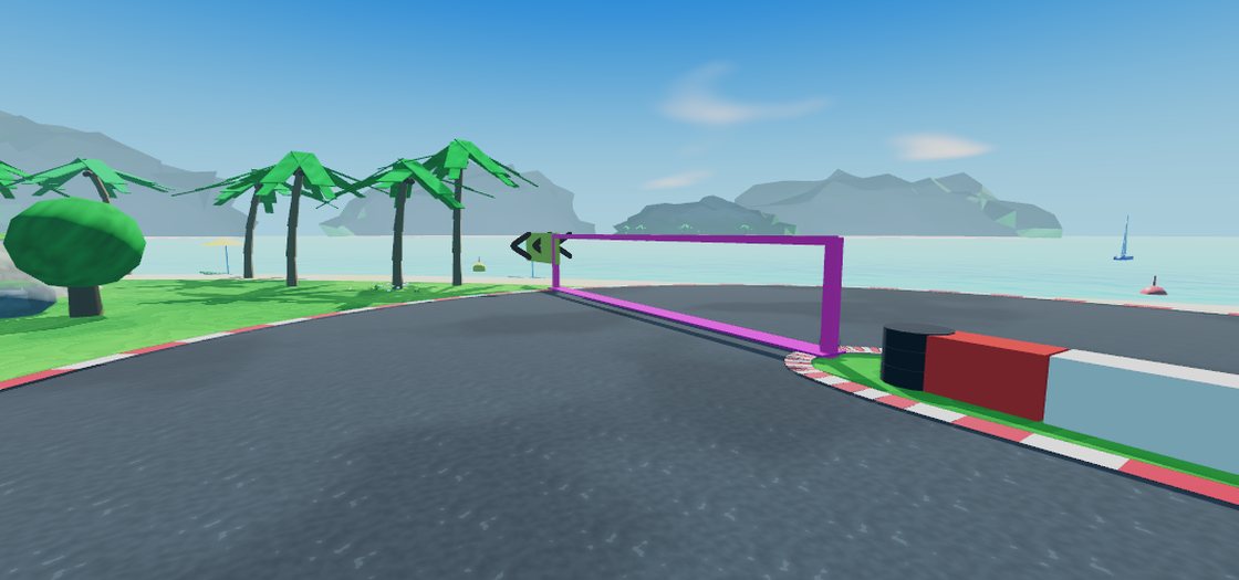 Turning in to the hairpin