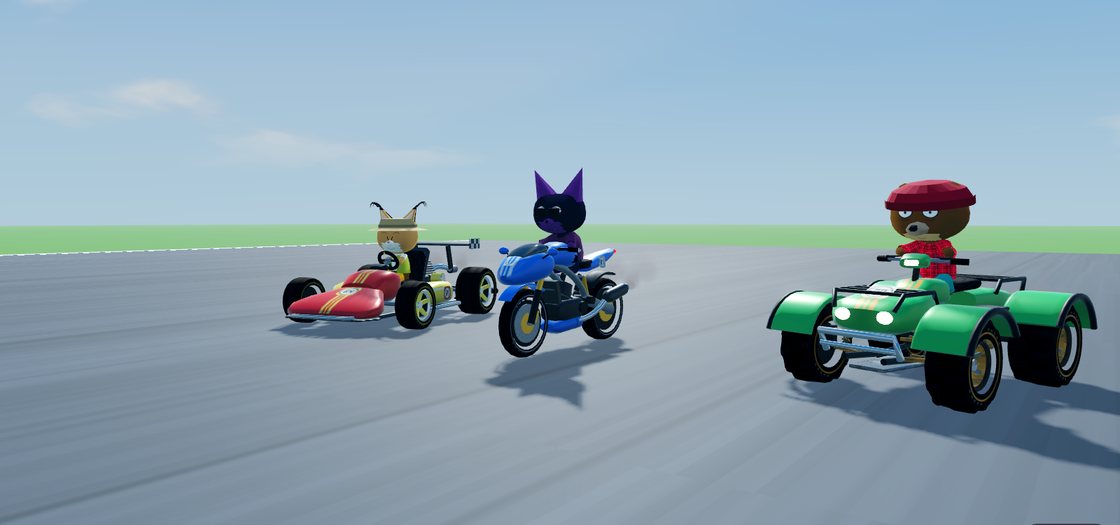 Standard Kart, Floppa Bike och Shrimp Quad